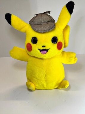POKEMON DETECTIVE PIKACHU MOVIE TALKING 12 INCH PLUSH PHRASES